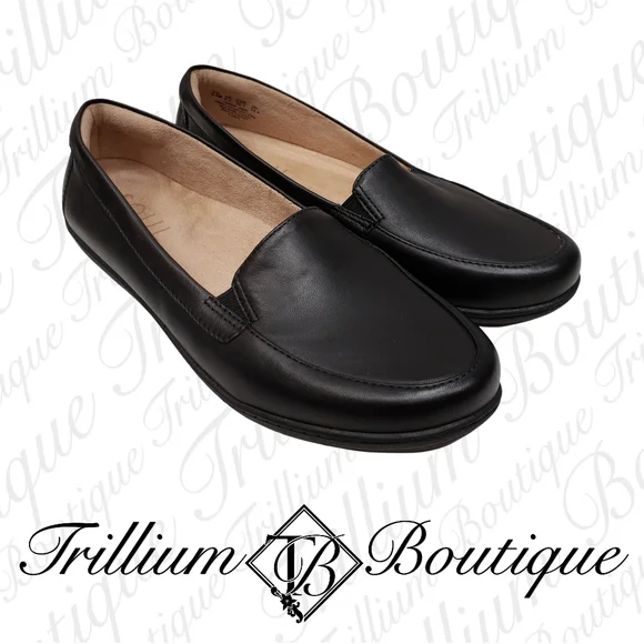 SOUL Naturalizer Zapato Loafer Black New in Box Leather Upper - Picture 1 of 13